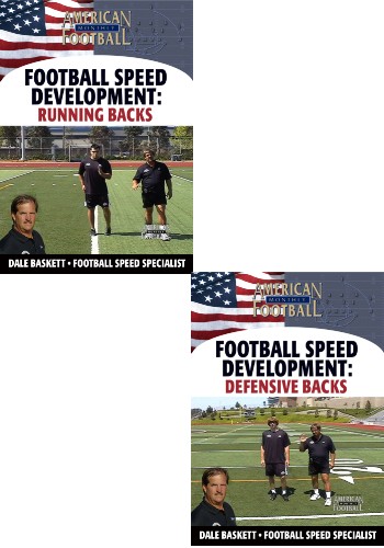 Football Speed Development: 2 DVD Set, Running Backs & Defensive Backs by Dale Baskett