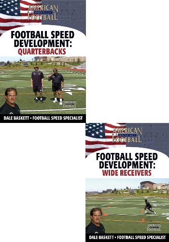 Football Speed Development: 2 DVD Set Quarterbacks and Wide Receivers by Dale Baskett