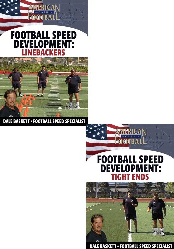 Football Speed Development: 2 DVD Set, - Tight Ends and Linebackers by Dale Baskett