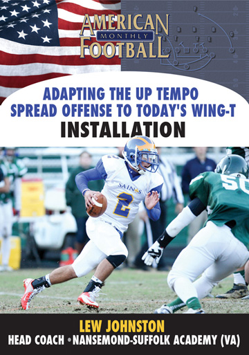 Adapting the Up-Tempo Spread Offense To Today's Wing-T - Installation by Lew Johnston