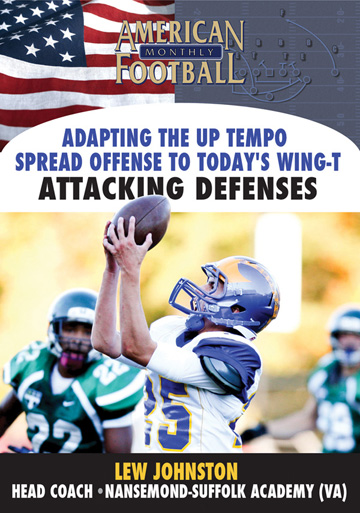 Adapting the Up-Tempo Spread Offense To Today's Wing-T - Attacking Defenses by Lew Johnston