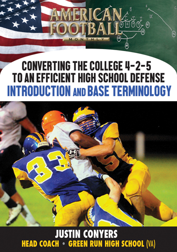 Converting the College 4-2-5 to an Efficient High School Defense - Introduction and Base Terminology by Justin Conyers